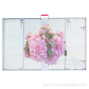 Semi-outdoor Transparent LED wall